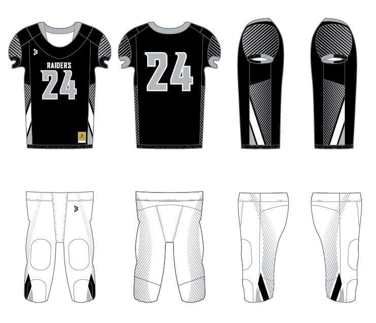 Custom Football Pro 2 Game Uniform