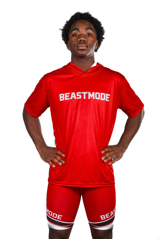 Beast Mode Team Custom Core Hooded Short Sleeve Shirt